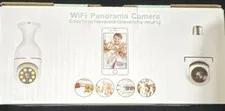WiFi Panorama 1080P Bulb Security Camera 360° WiFi Night Vision White A31W