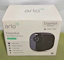 Arlo Essential Spotlight Camera 1080p VMC2030B-100CNS Black New Sealed!