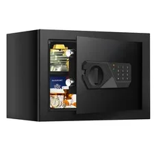 Small Safe for Home Use, Digital Security Safe Box with Combination Lock, Rem...