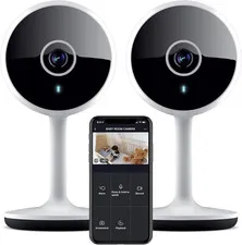 Vivid Indoor Smart Security Camera – HD Live Stream Camera for Indoor Home Monit
