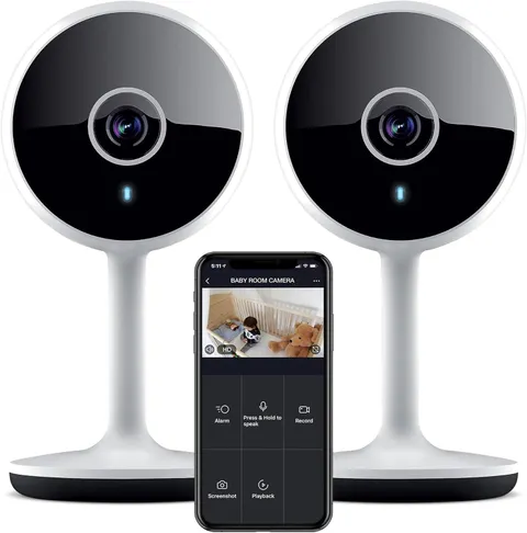 Vivid Indoor Smart Security Camera – HD Live Stream Camera for Indoor Home Monit