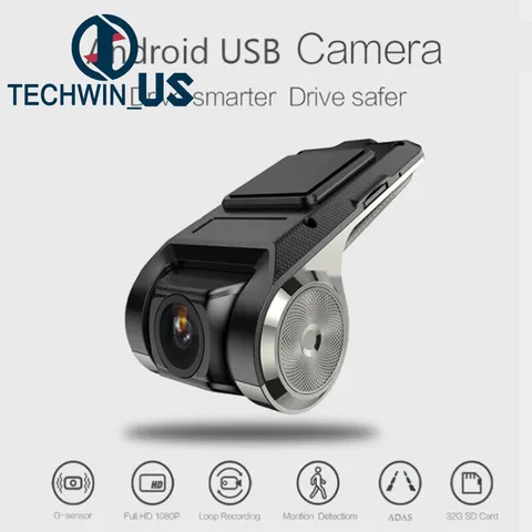 2MP 1080P HD Car DVR Camera Video Recorder GPS ADAS G-sensor Dash Cam Recording