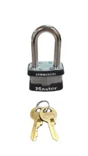 Master Lock 1KALF 1.5" 4-Pin Tumbler Padlock Keyed Alike