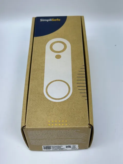 SimpliSafe Pro Wired Doorbell Camera Smart Home Security 1080P Video Cam SSDB3