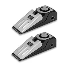 Lancoon Door Stopper Alarm 2 Pack, 120dB Loud Portable Wedge Entrance Alert S...