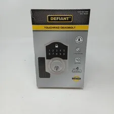 New Defiant Touchpad Deadbolt Satin Nickel 1009623200 Keypad