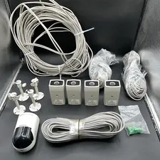 Samsung SSC17WEB B/W Camera Kit (Lot Of 4): SSC-12C x4 Sold AS IS UNTESTED