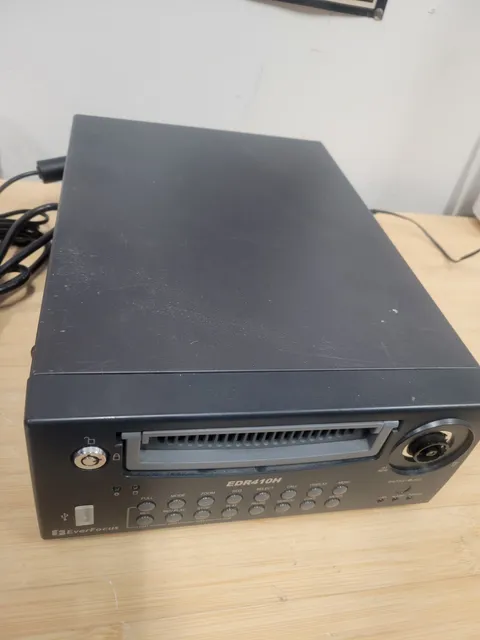 Working EverFocus EDSR400H 4 Channel Digital Vid Recorder Surveillance DVR w/key