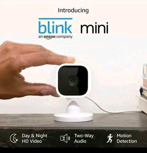 Blink Mini 1080p HD Indoor Security Camera 2-Pack BCM00300U Open Box