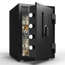 Fireproof Safe, 2.0 Cubic Feet Biometric Fingerprint Fire Proof Safes Box for...