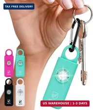 Original Defense® Siren Self-Defense Alarm - 130 dB Keychain Alarm with LED Stro