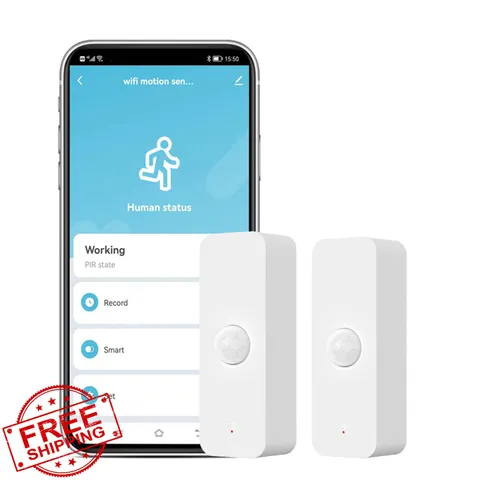 Gaoducash WiFi Motion Sensor 2-Pack
