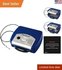 Secure 0.08 Ft³ Blue Steel Safe with Digital Keypad - Perfect for Travel & Dorms