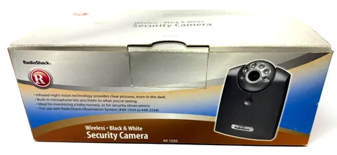 Radio Shack 49-1035 Wireless Security Camera NOS