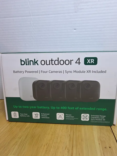Blink Outdoor 4 XR Four Camera System w/Sync Module XR BRAND NEW #TJ1