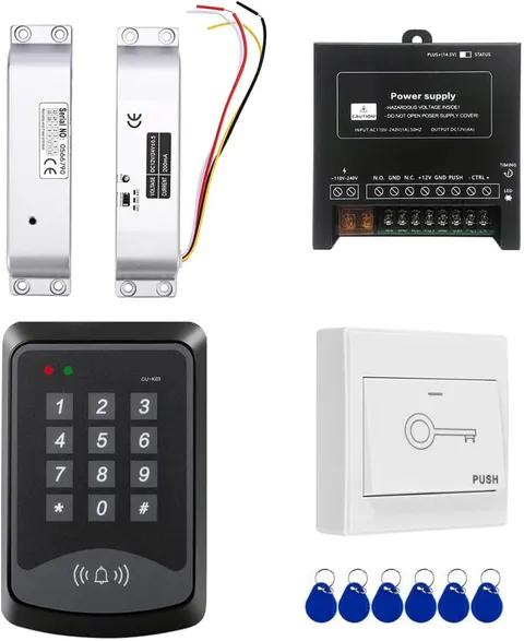 RFID Keypad Door Access Control Kit with Fail Safe Electric Drop Bolt Lock