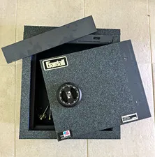 Gardall Large Floor Safe, Combination Lock, Metal Gray/Black, Made in USA