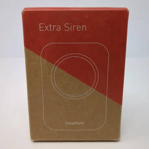 SimpliSafe Extra Siren Wireless Indoor Alarm Siren 105 dB Battery Powered WS3