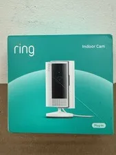 Ring Indoor Cam (2nd Gen) White 1080p HD Plug In New Sealed