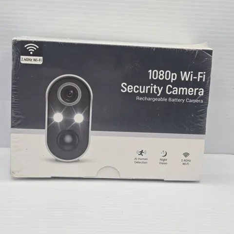 1080p Wireless Security Camera Outdoor WiFi Rechargeable Battery AI Human...