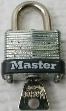 Masterlock #10 Lock & Key L27 