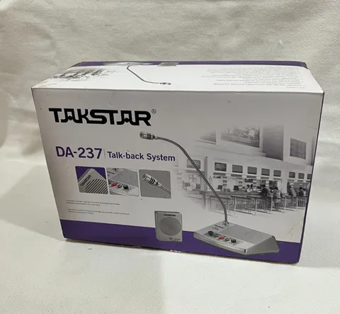 Takstar DA-237 Dialog System for Bank Window Microphone Speaker 2-way