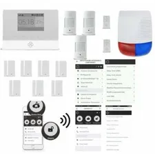MatiGard Professional GSM Wifi Alarm System with LCD Screen
