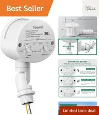 Motion Sensor, 180-Degree Replacement Motion Detector, Adjustable Time & Dete...
