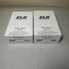 lot of (2)  ELK-71 Echo Self-Contained Interior Sirens, White, 100db (new)