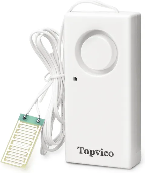 Water Sensor Alarm for Home, Sump Pump, Basements, RV Water Heater Leak Detector