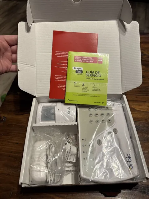 Orbic whtbox AX54N Remote Alarm System by Straight Talk With Motion Sensor