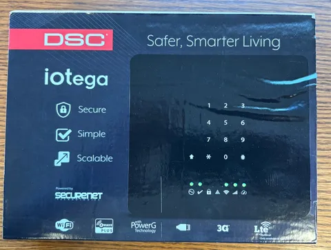 DSC iotega #WS9009LVZS  wireless security & smart home automation control panel