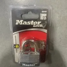 Master Lock 1 3/4in. Warded Padlock, Model# 500D