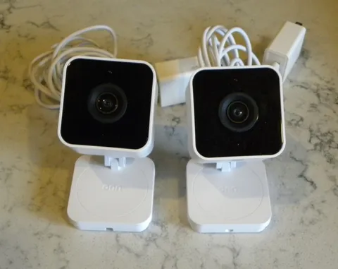 Lot Of 2 onn. Indoor Wired Security Camera 1080p Video Works W/Google Home 