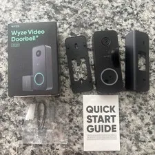 Wyze Video Doorbell v2 Wired 2K HD Cam 2-Way Audio Night Vision - Used, Tested