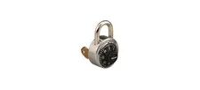 Master Lock Double Reinforced Stainless Steel Padlock, 1.875" W, 3/4" Shackle