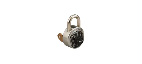 Master Lock Double Reinforced Stainless Steel Padlock, 1.875" W, 3/4" Shackle