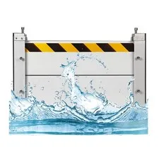 Aluminum Flood Barrier, Flood Protection Barrier 39.37x15.75in