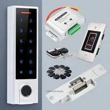 HOMSECUR Weatherproof WIFI Fingerprint RFID Access Control Set Lock APP Unlock