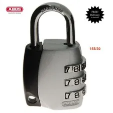 ABUS Padlock  -155/30 -30mm -Resettable Combination Padlocks-FREE POST 15530C