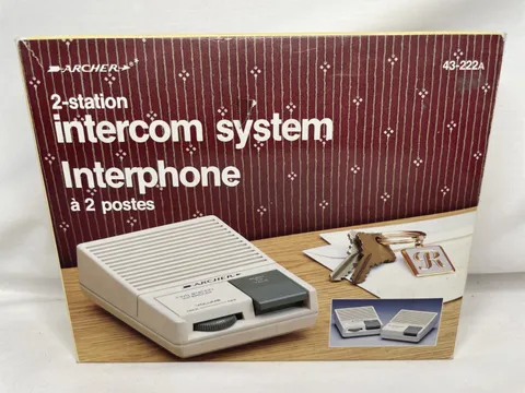 Archer Radio Shack Archer 2-Station Intercom System Vintage New Unused