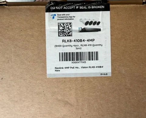 Reolink 4 Channel 2TB NVR 4MP PoE Security Camera System Kit RLK8-410B4-4MP