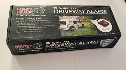 Mighty Mule Wireless Driveway Alarm System - FM231 Open Box New