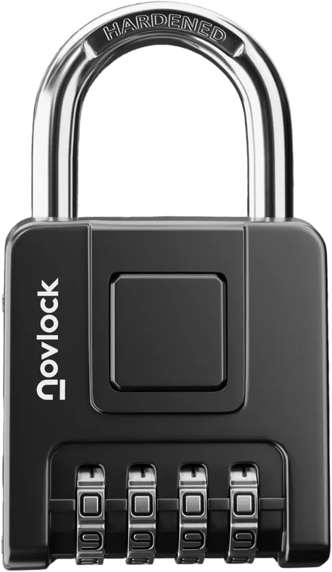 Combination Lock Outdoor & Indoor Heavy Duty Weatherproof 4-Digit Security