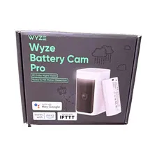 Wyze Battery Cam Pro 2K Color Night Vision Wi-Fi Indoor/Outdoor