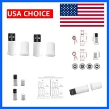 MC-33C Normally Closed Recessed Window Door Contact Sensor Alarm Magnetic Ree...
