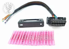 OBD2 J1962 Female to Open Pigtail Cable Bracket Obdii Port Replacement Cable 1Ft