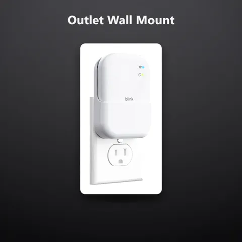Outlet Wall Mount for Blink Sync Module XR, 2-in-1 Charging StationMount & Ch...