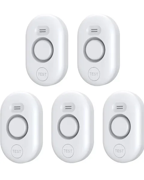 Water Leak Detectors for Home,Water Sensor Alarm WD60 (5 Pack) Alarm Volume100db