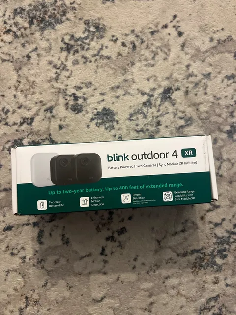 Blink Outdoor 4 XR Two Camera System w/Sync Module New Factory 2 Camera